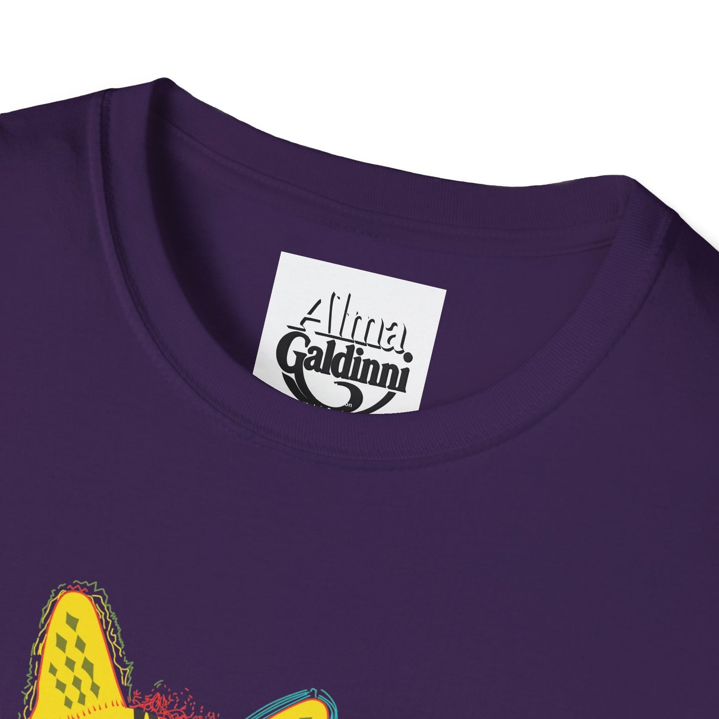 Yellow Cat Unisex Softstyle T-Shirt
