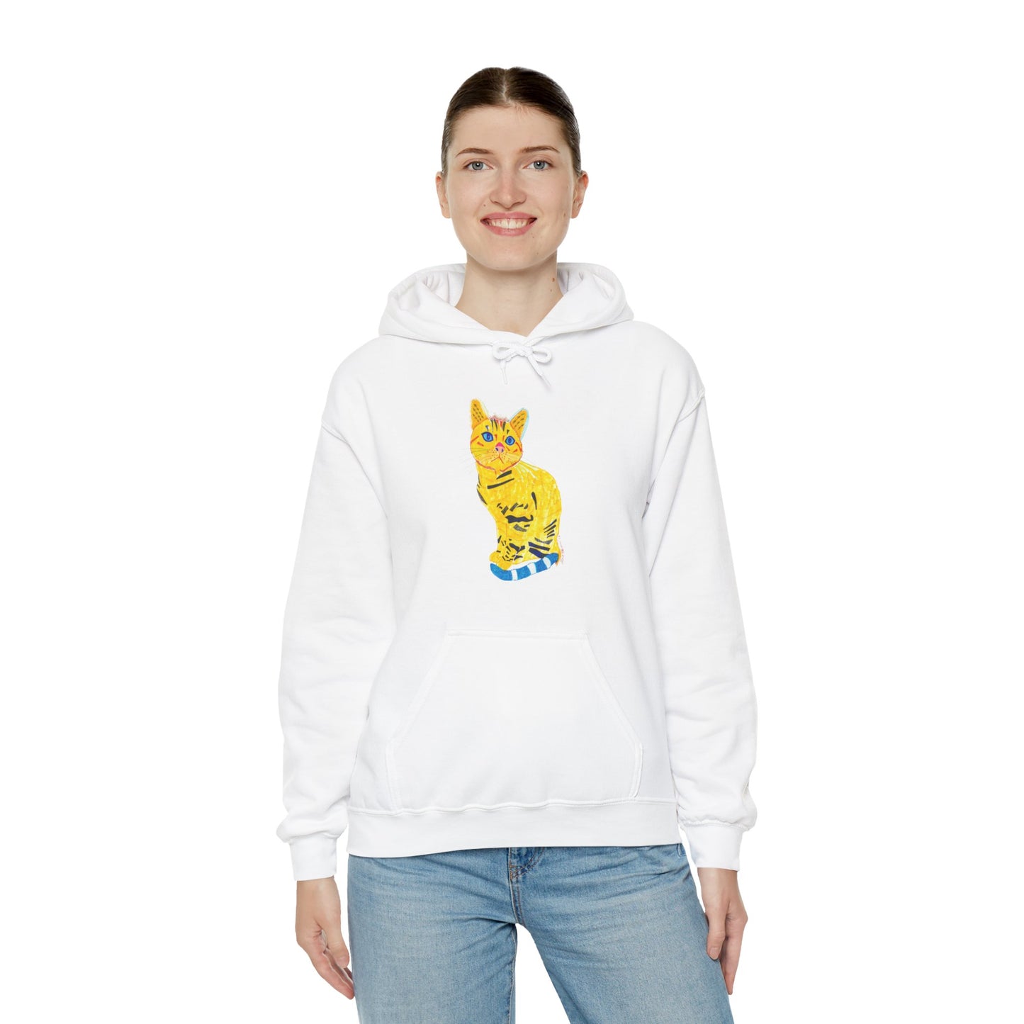 Yellow Cat Unisex Heavy Blend™ Hooded Sweatshirt