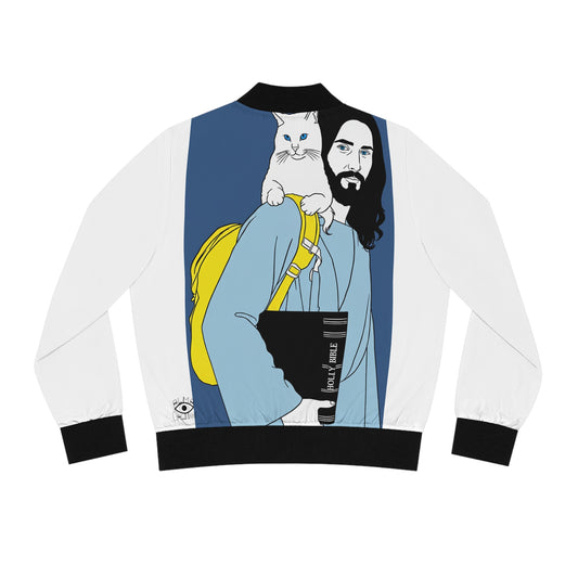 Jesus Jacket Women's Bomber Jacket (AOP)