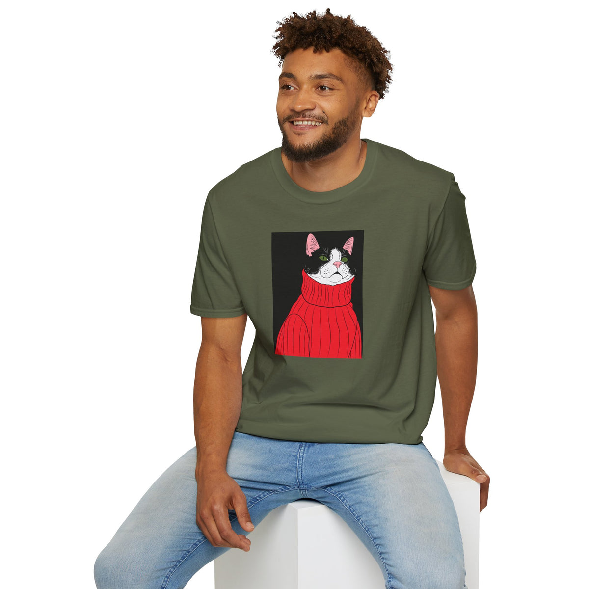 Lazy Cat Unisex Softstyle T-Shirt