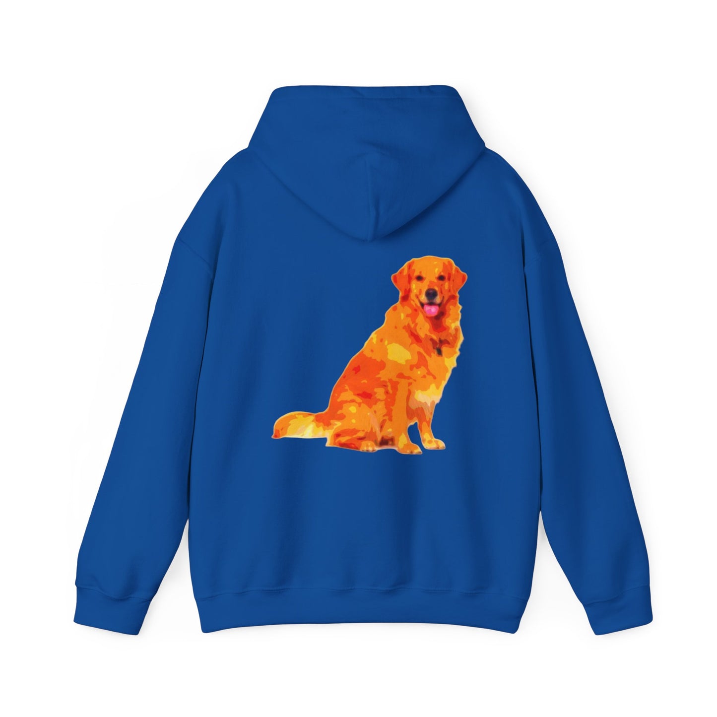 Vibrant Golden Retriever Hoodie, Pet Lover Gift, Cozy Sweatshirt, Animal Art Apparel, Dog Mom Outfit, Christmas Wear, Cute Canine Fashion
