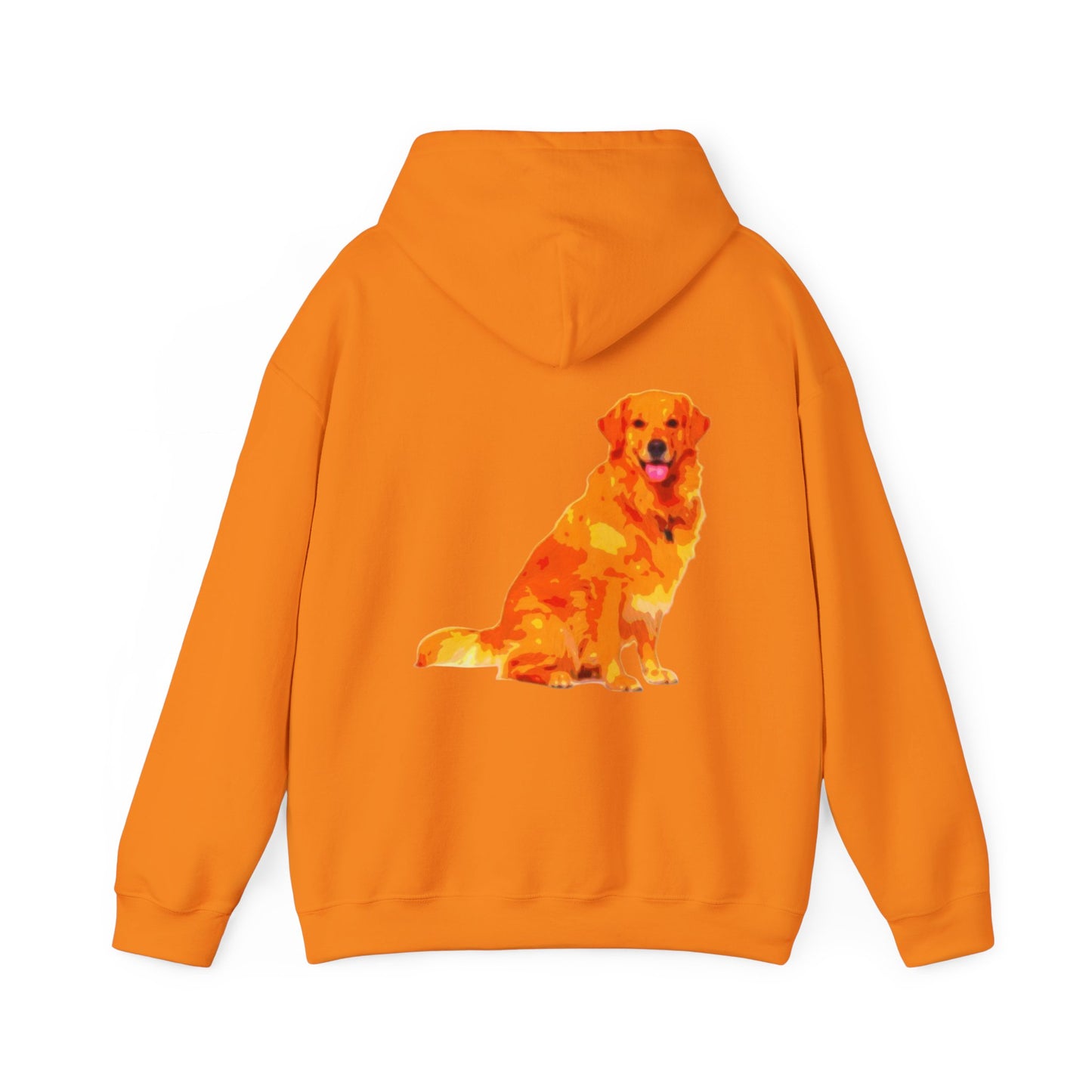 Vibrant Golden Retriever Hoodie, Pet Lover Gift, Cozy Sweatshirt, Animal Art Apparel, Dog Mom Outfit, Christmas Wear, Cute Canine Fashion