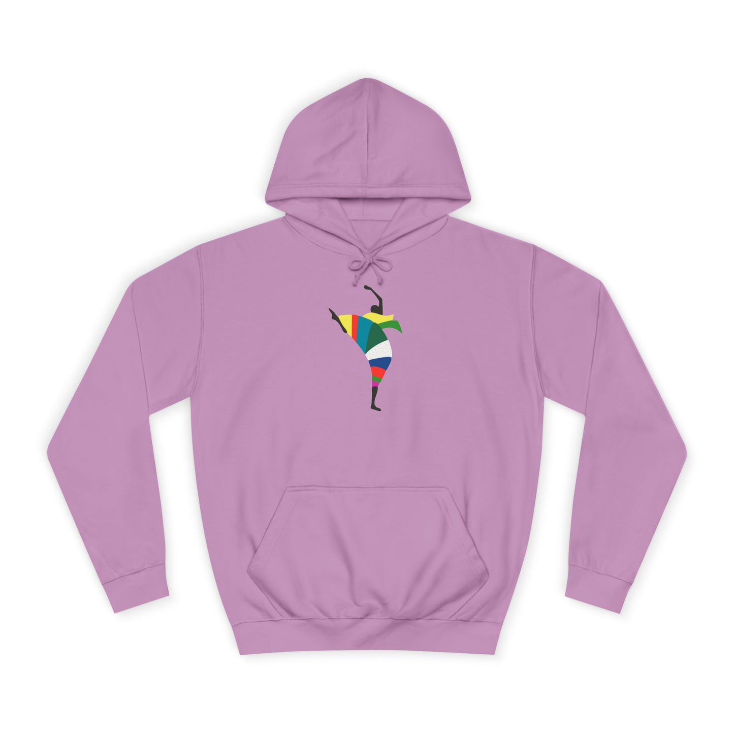 Colorful Dancer Unisex College Hoodie - Stylish Daily Wear