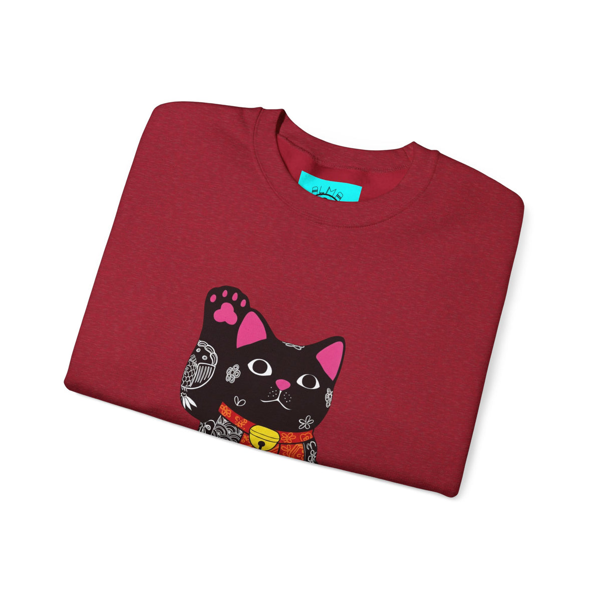 Good luck cat Unisex Heavy Blend™ Crewneck Sweatshirt