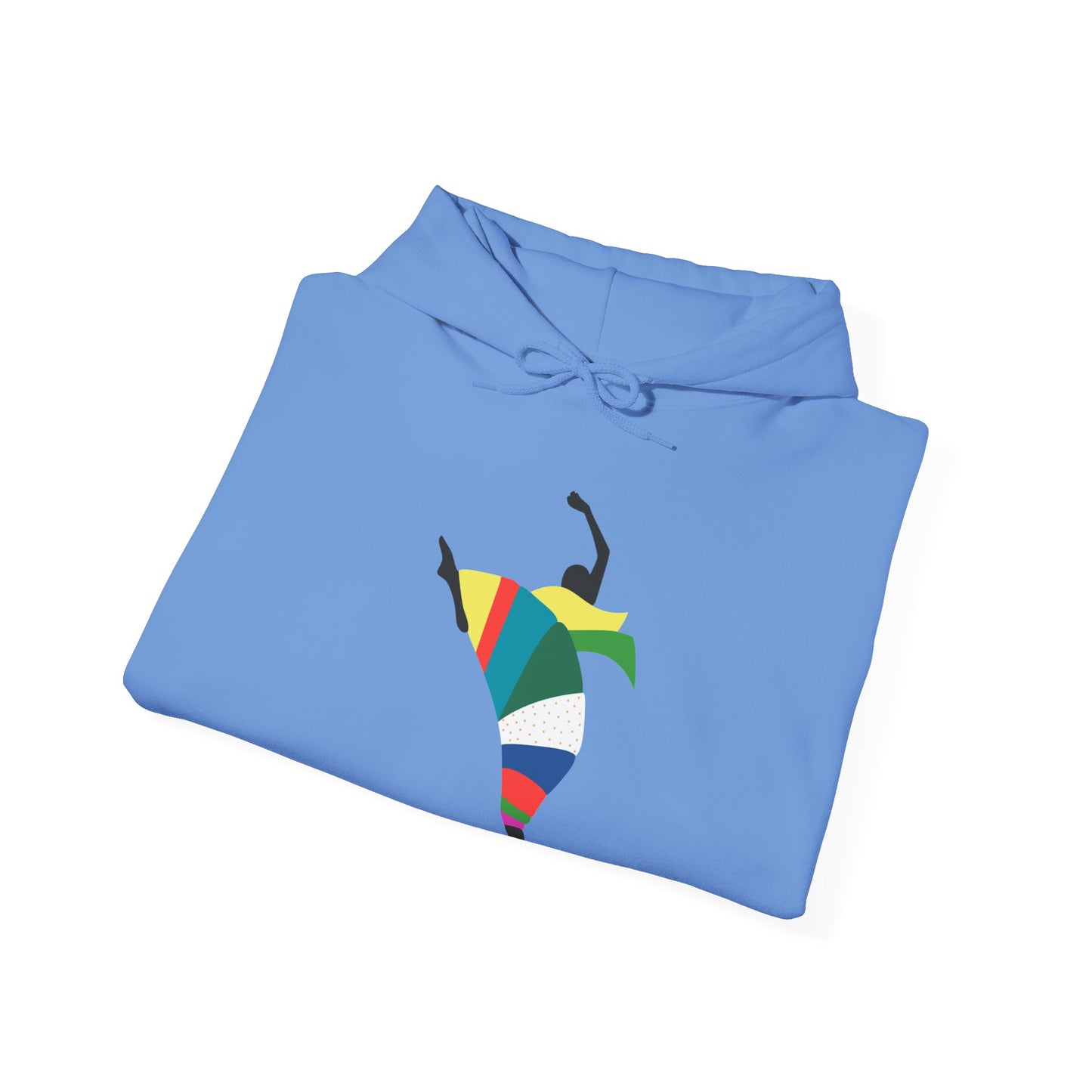 Dance is Organism Unisex Hooded Sweatshirt - Colorful Artistic Dance Design