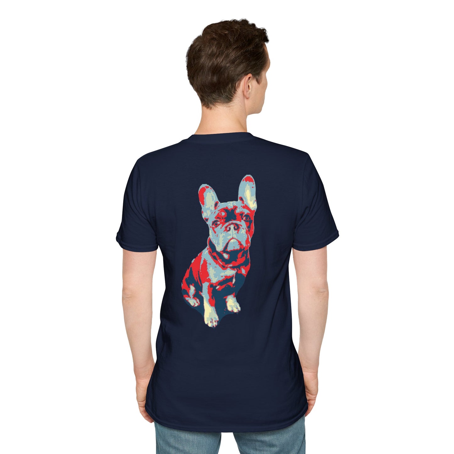 French Buldog Unisex Softstyle T-Shirt
