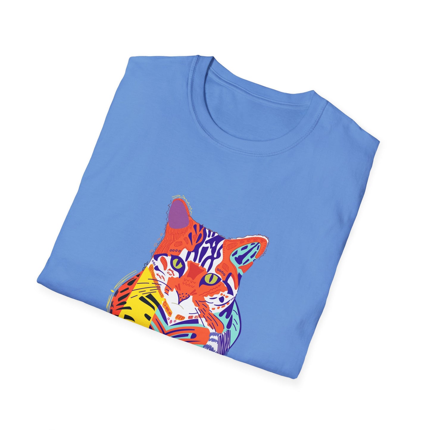 Vibrant Tiger Graphic Unisex Softstyle T-Shirt
