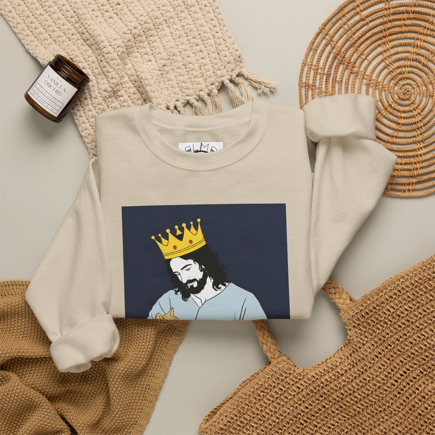Jeus and cat Unisex Heavy Blend™ Crewneck Sweatshirt