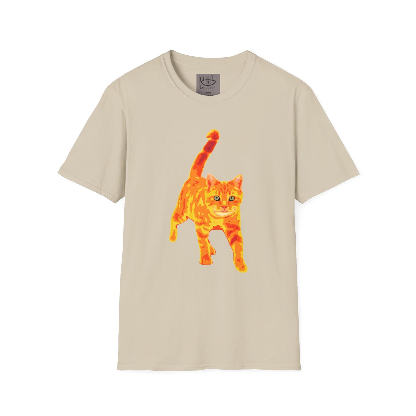 Bright Ginger Cat Unisex Softstyle T-Shirt