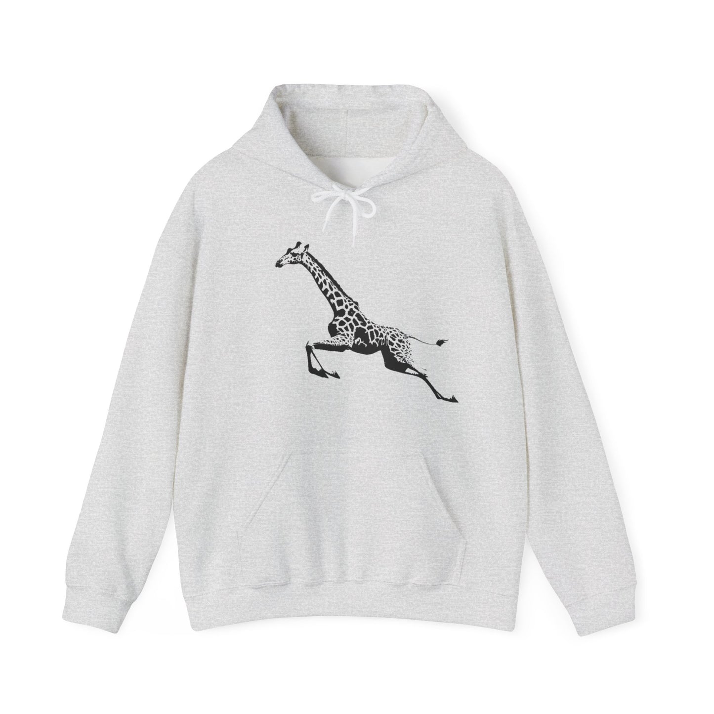 Giraffe Print Hoodie - Cozy Gift for Animal Lovers, Unisex Sweatshirt, Wildlife Fashion, Nature Gift, Unique Apparel