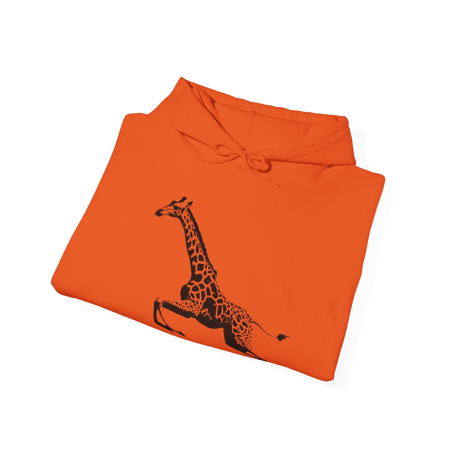 Giraffe Print Hoodie - Cozy Gift for Animal Lovers, Unisex Sweatshirt, Wildlife Fashion, Nature Gift, Unique Apparel