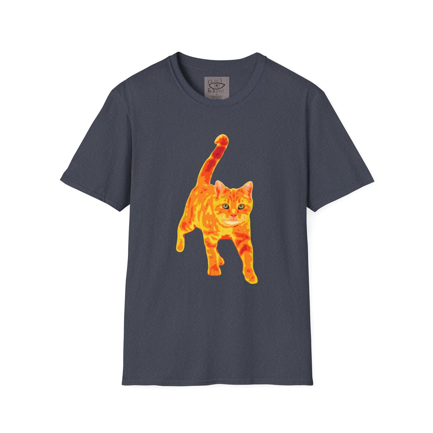 Bright Ginger Cat Unisex Softstyle T-Shirt