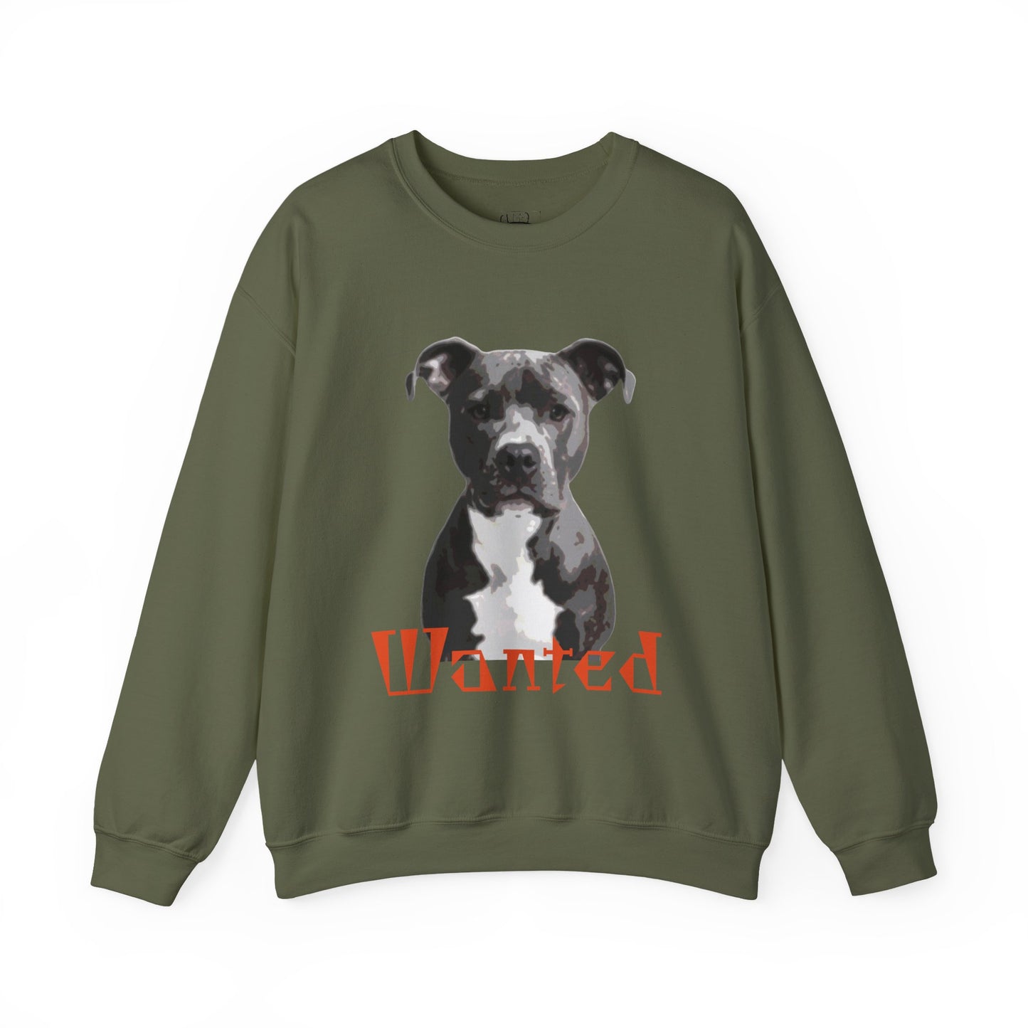 Wanted Dog Sweatshirt, Cozy Crewneck, Animal Lover Gift, Pet Enthusiast Apparel, Casual Unisex Top