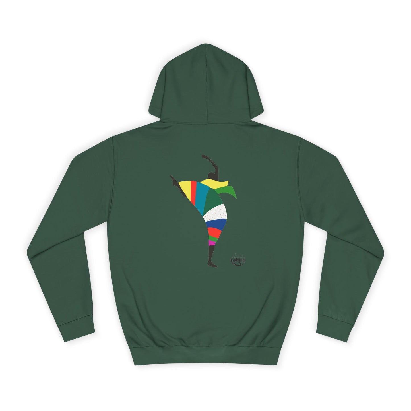 Colorful Dancer Unisex College Hoodie - Stylish Daily Wear