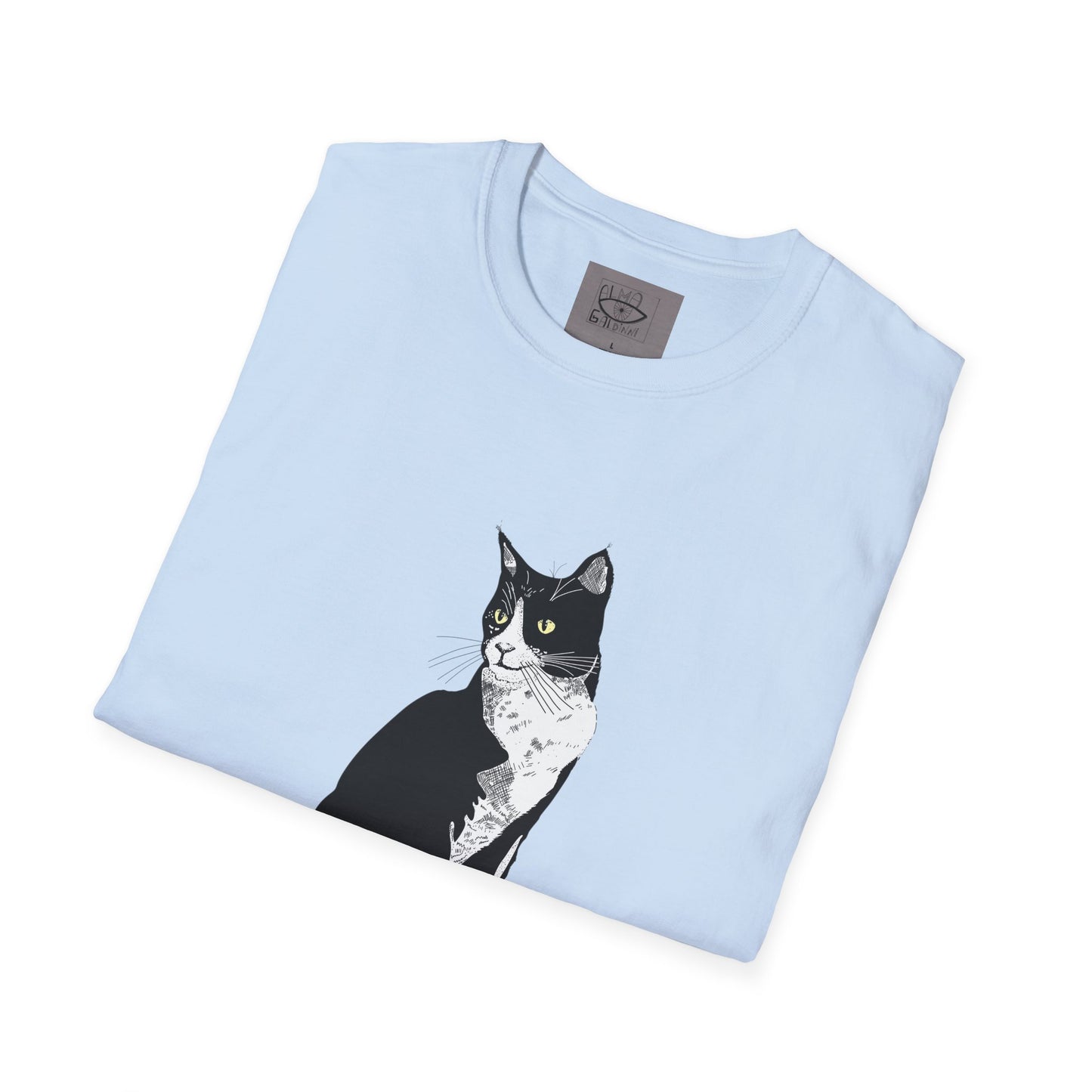 Sexy Black Cat Unisex Softstyle T-Shirt