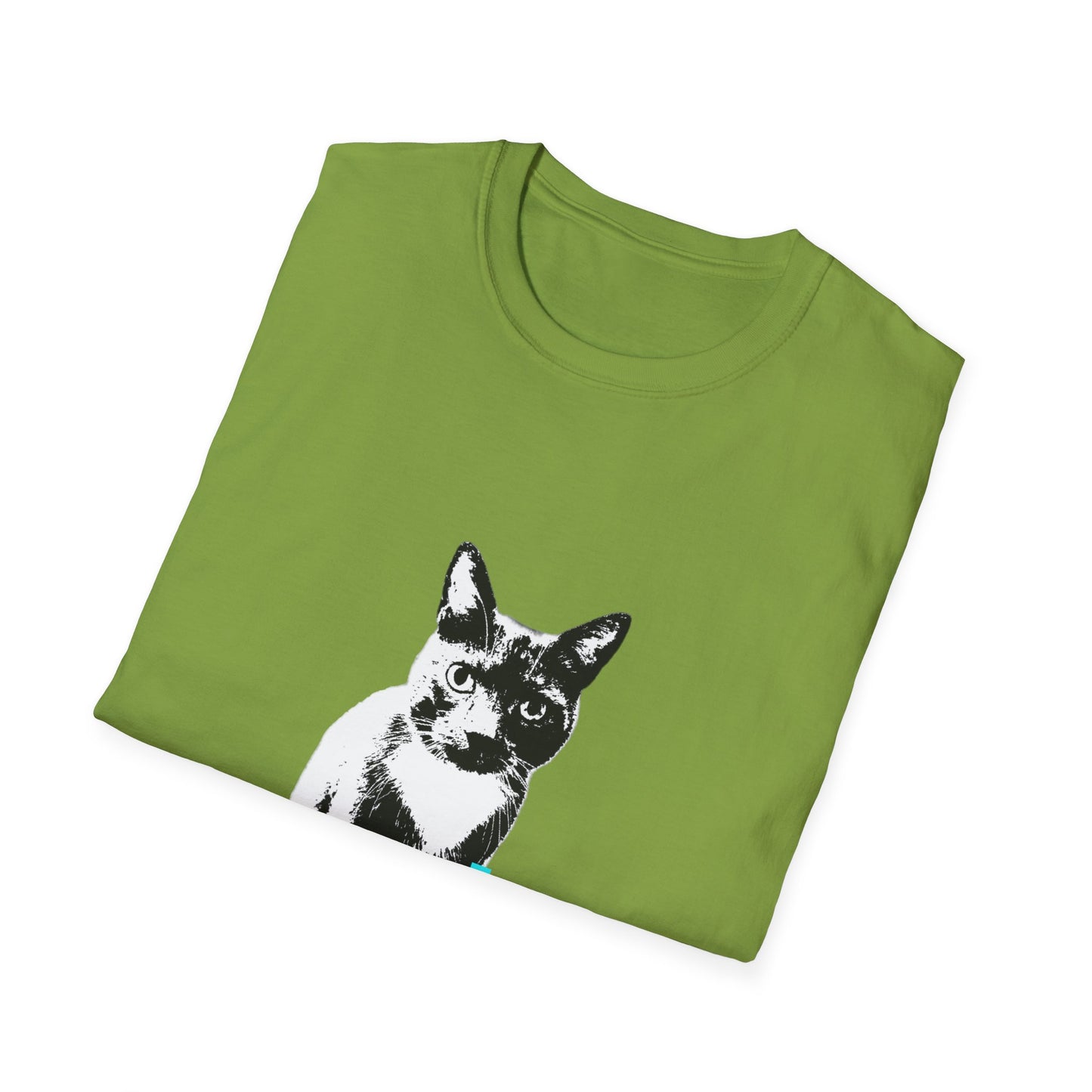 Bertie customer cat Unisex Softstyle T-Shirt