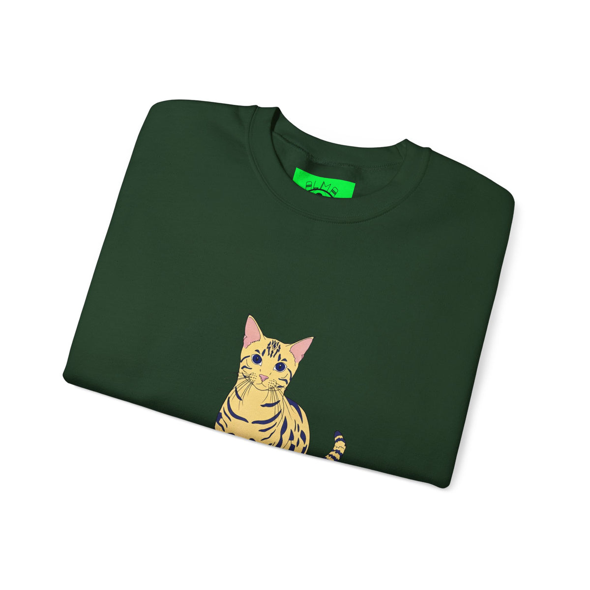 Bengal Cat cartoon Unisex Heavy Blend™ Crewneck Sweatshirt