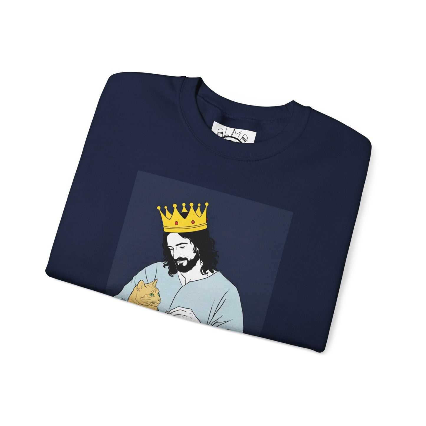 Jeus and cat Unisex Heavy Blend™ Crewneck Sweatshirt