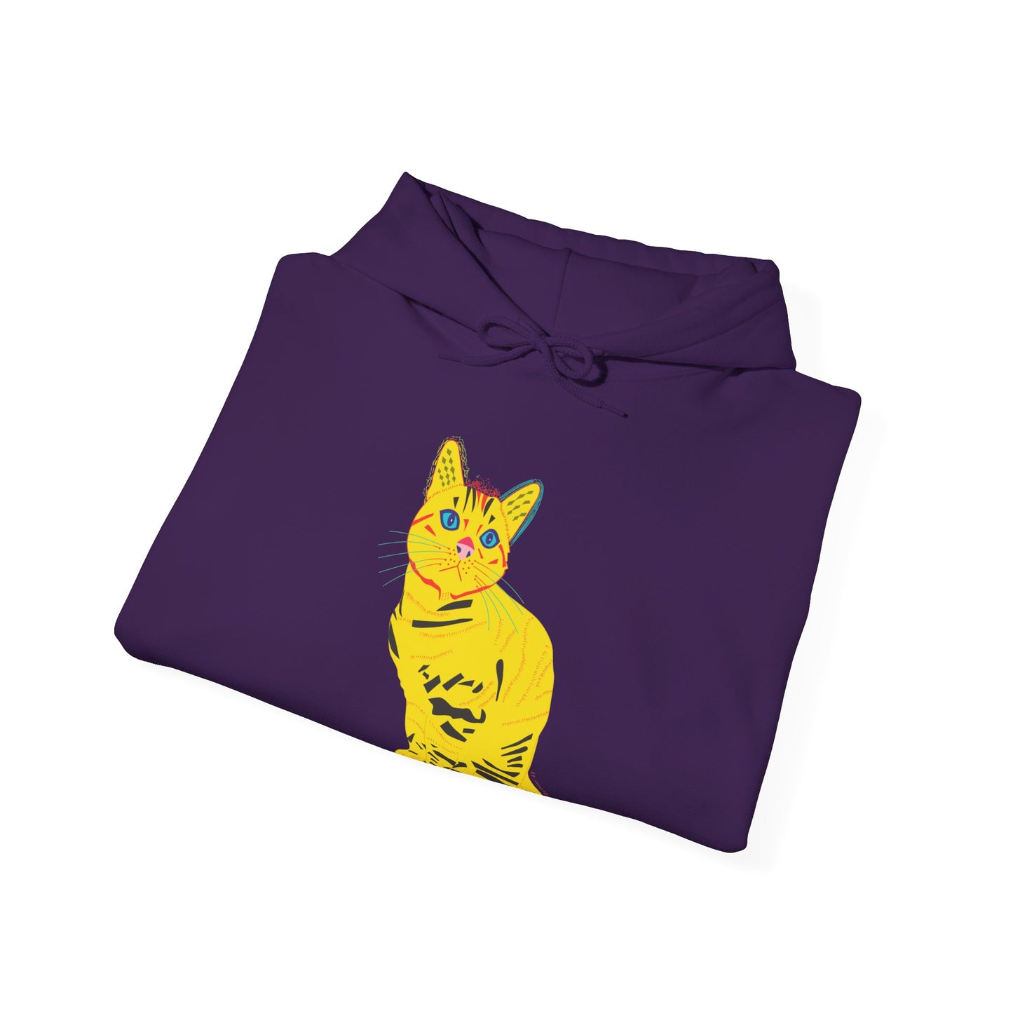 Yellow Cat Unisex Heavy Blend™ Hooded Sweatshirt