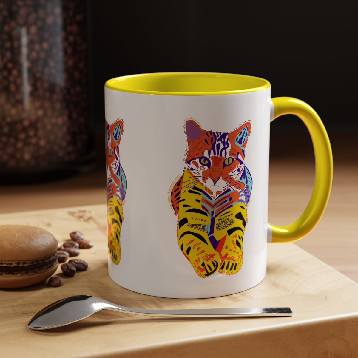 Tiger Cat Accent Coffee Mug (11, 15oz)