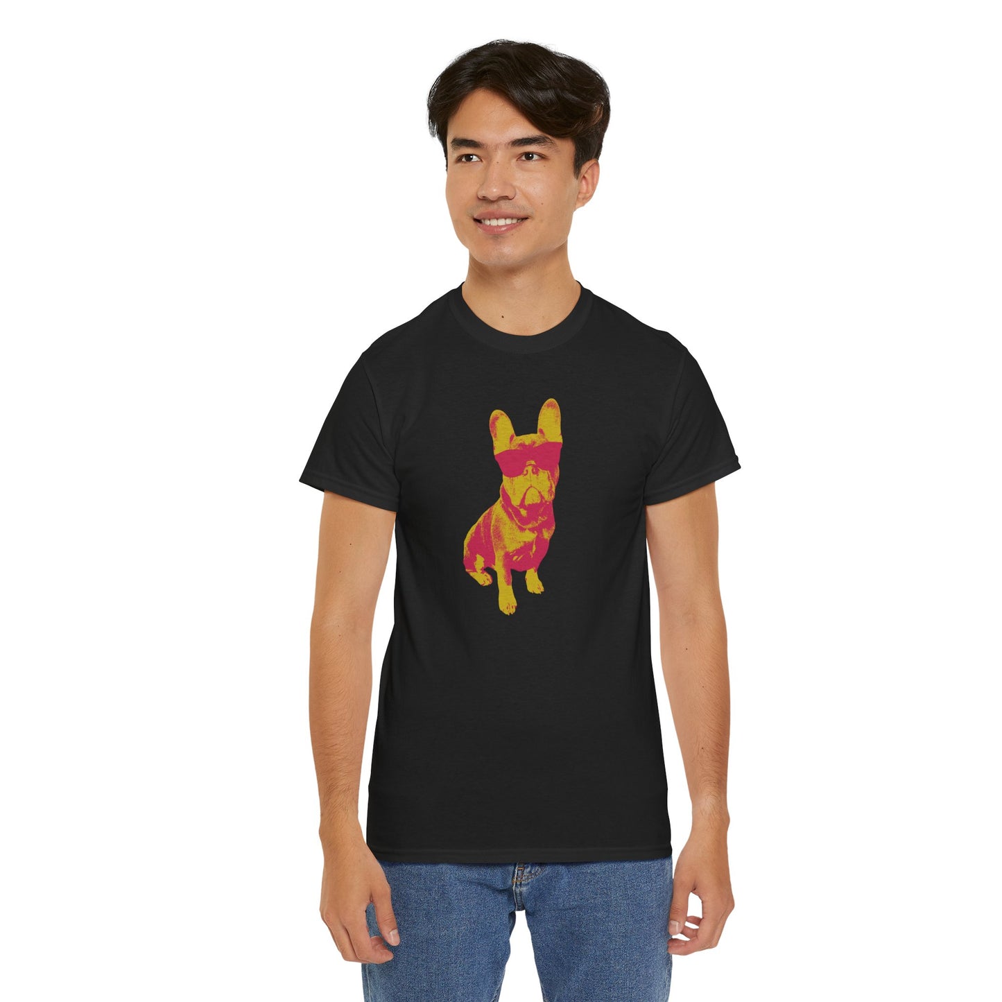 French Buldog Unisex Heavy Cotton Tee