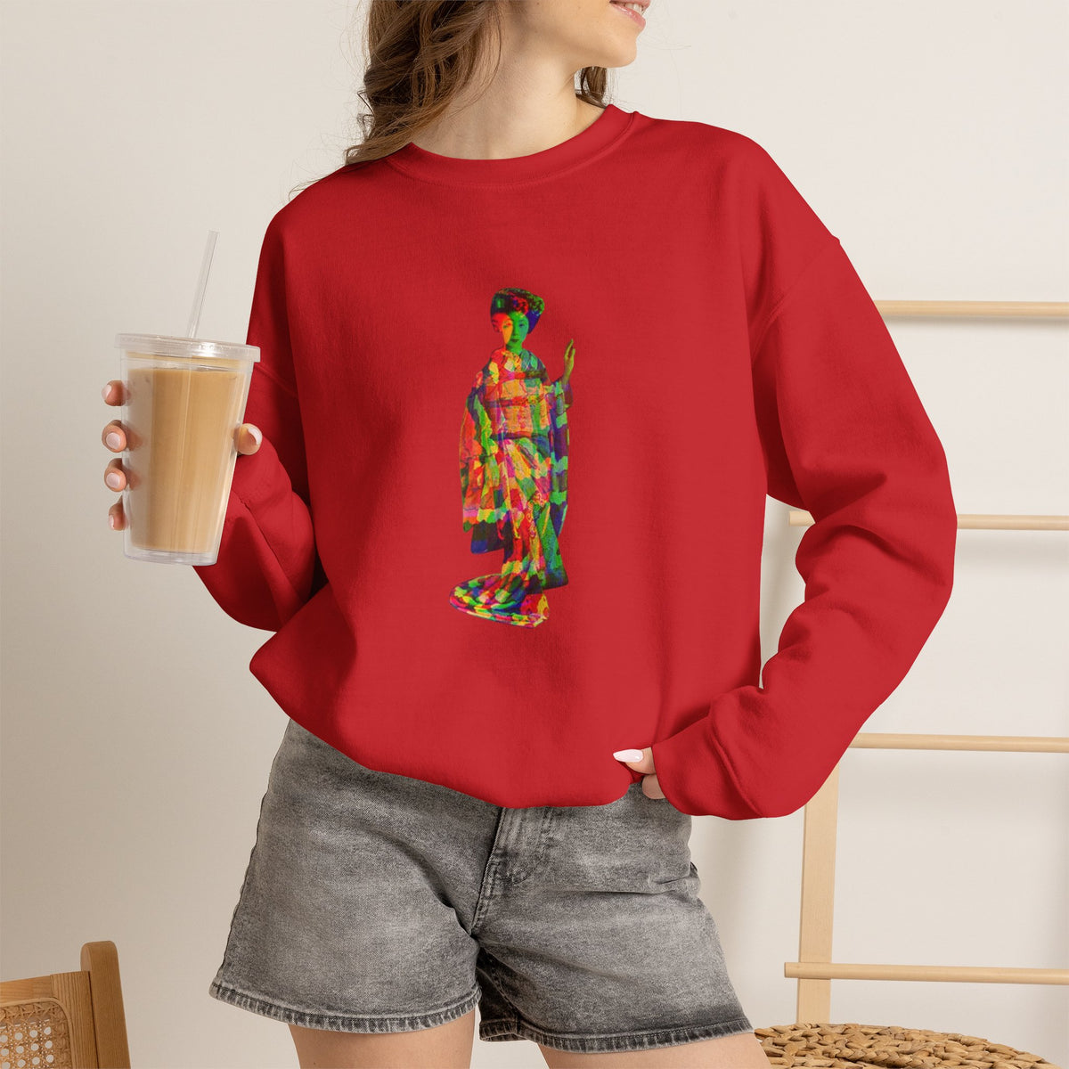 Neon Gueixa Unisex Heavy Blend™ Crewneck Sweatshirt
