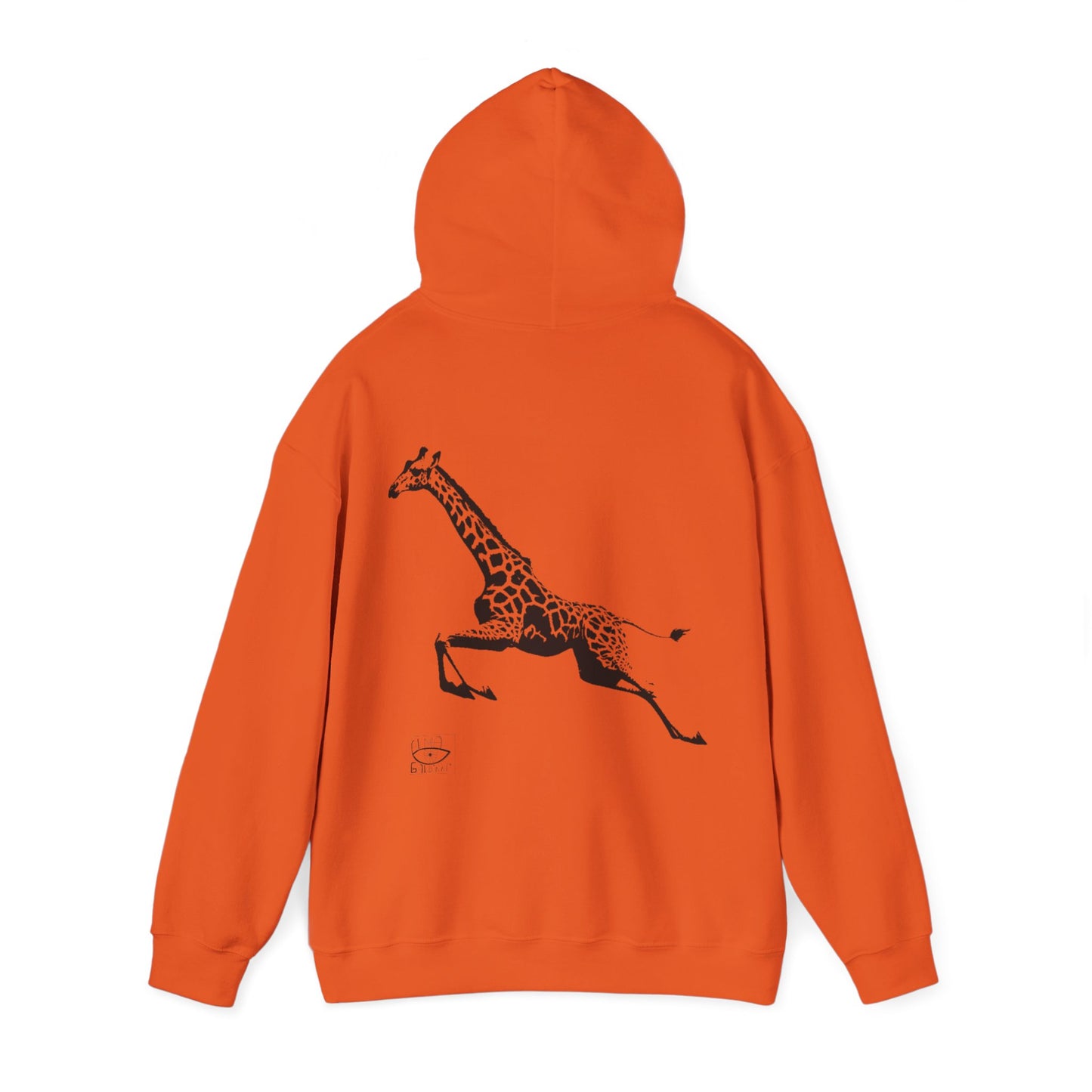 Giraffe Print Hoodie - Cozy Gift for Animal Lovers, Unisex Sweatshirt, Wildlife Fashion, Nature Gift, Unique Apparel