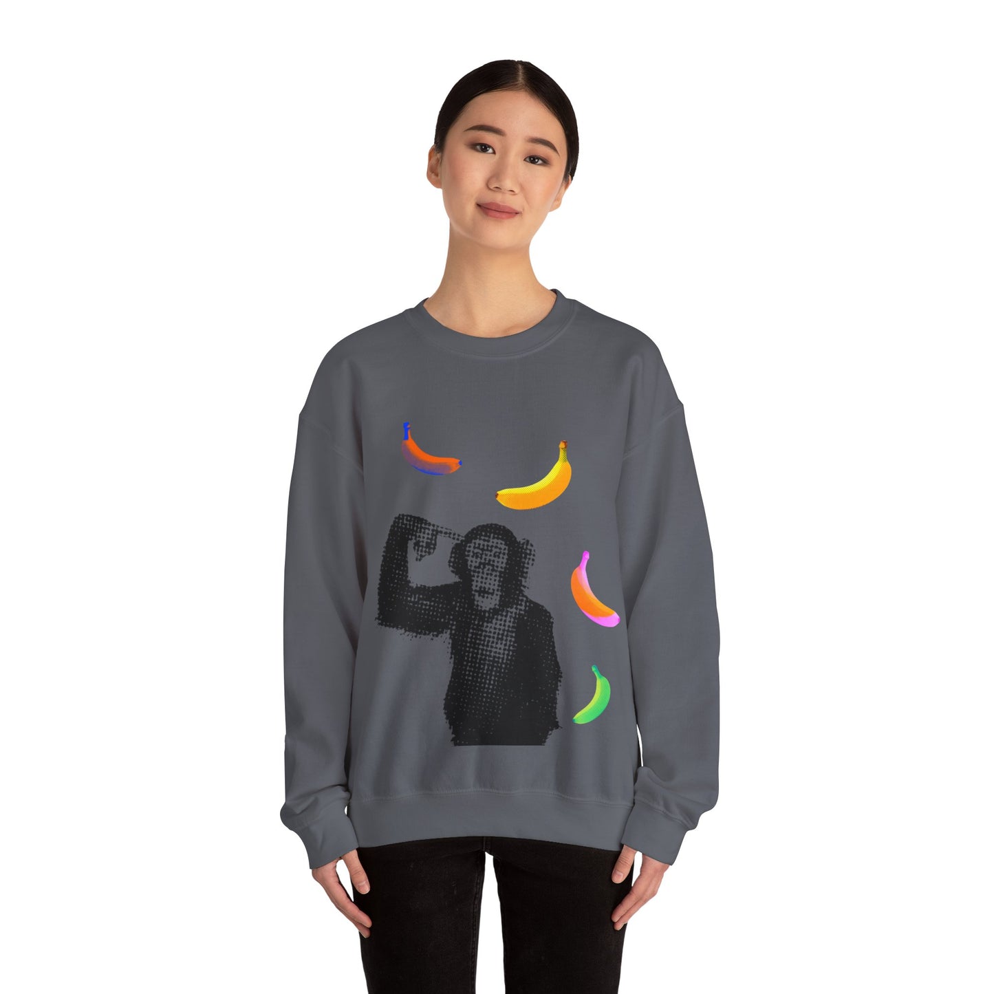 Pop Monkey Unisex Heavy Blend™ Crewneck Sweatshirt