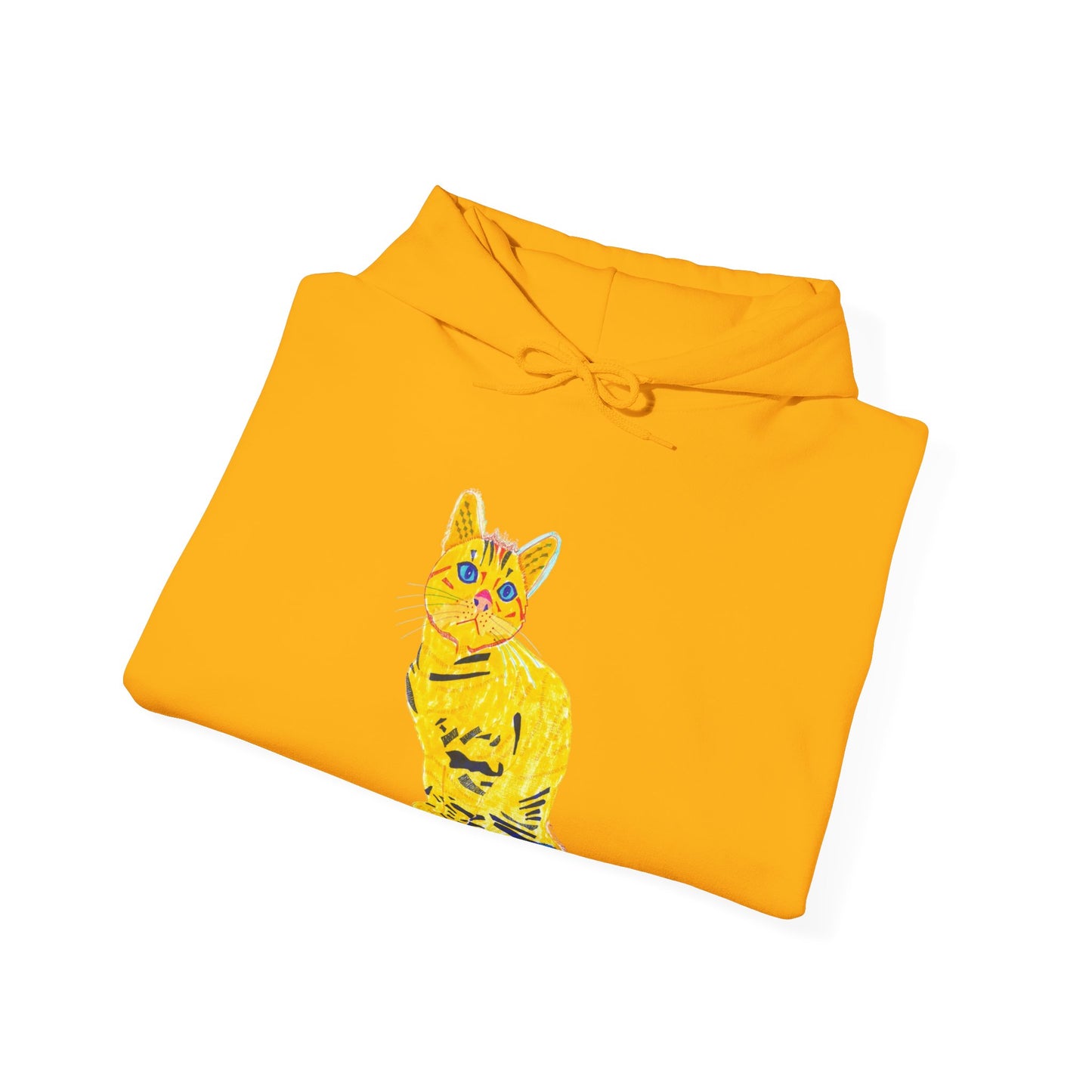 Yellow Cat Unisex Heavy Blend™ Hooded Sweatshirt