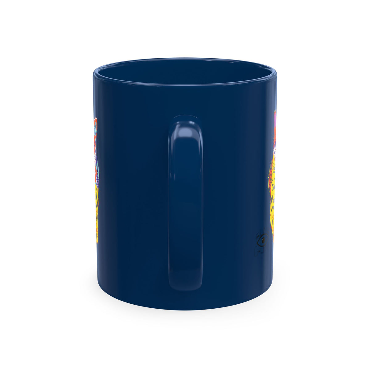 Tiger Cat Traditional Ceramic Mug