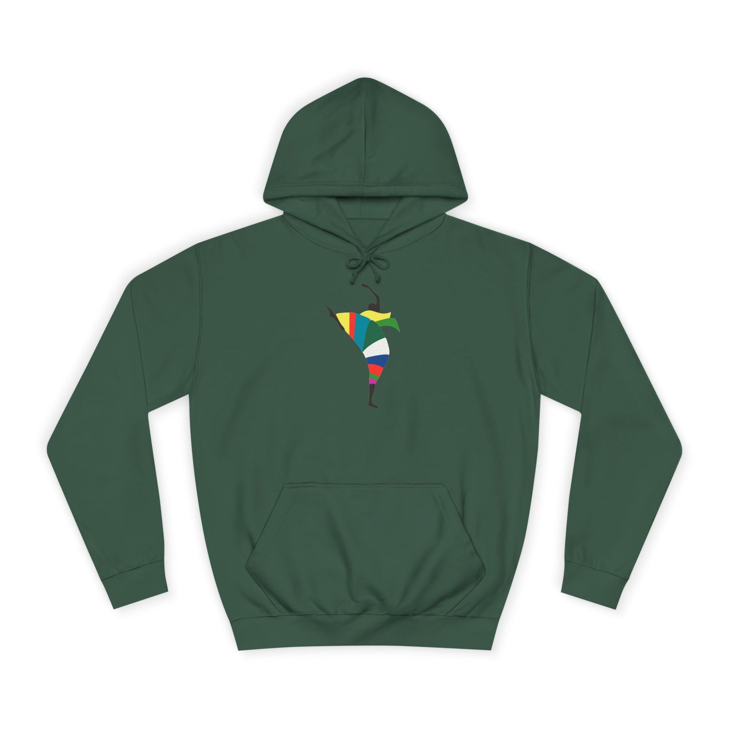 Colorful Dancer Unisex College Hoodie - Stylish Daily Wear