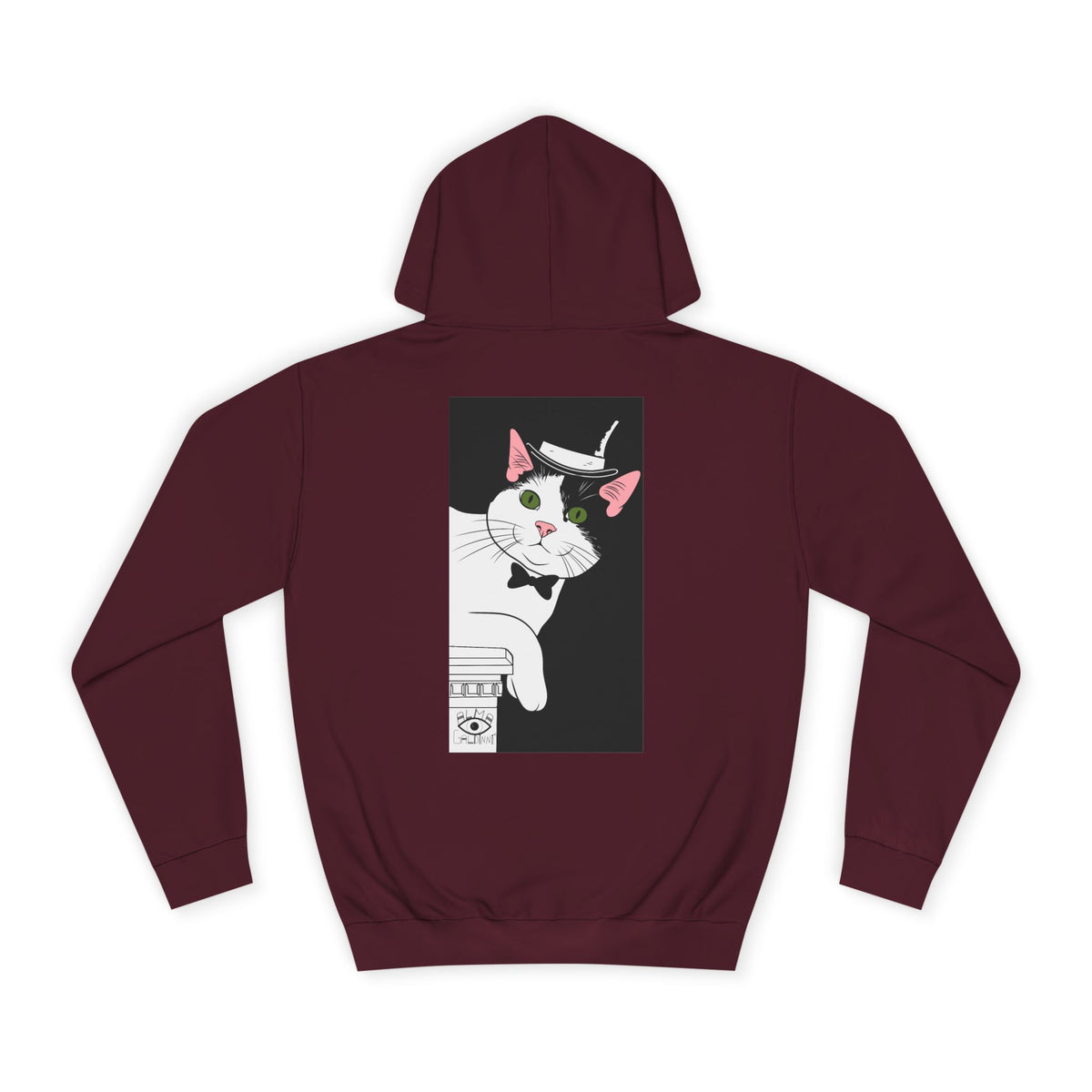 Mister Cat Unisex College Hoodie
