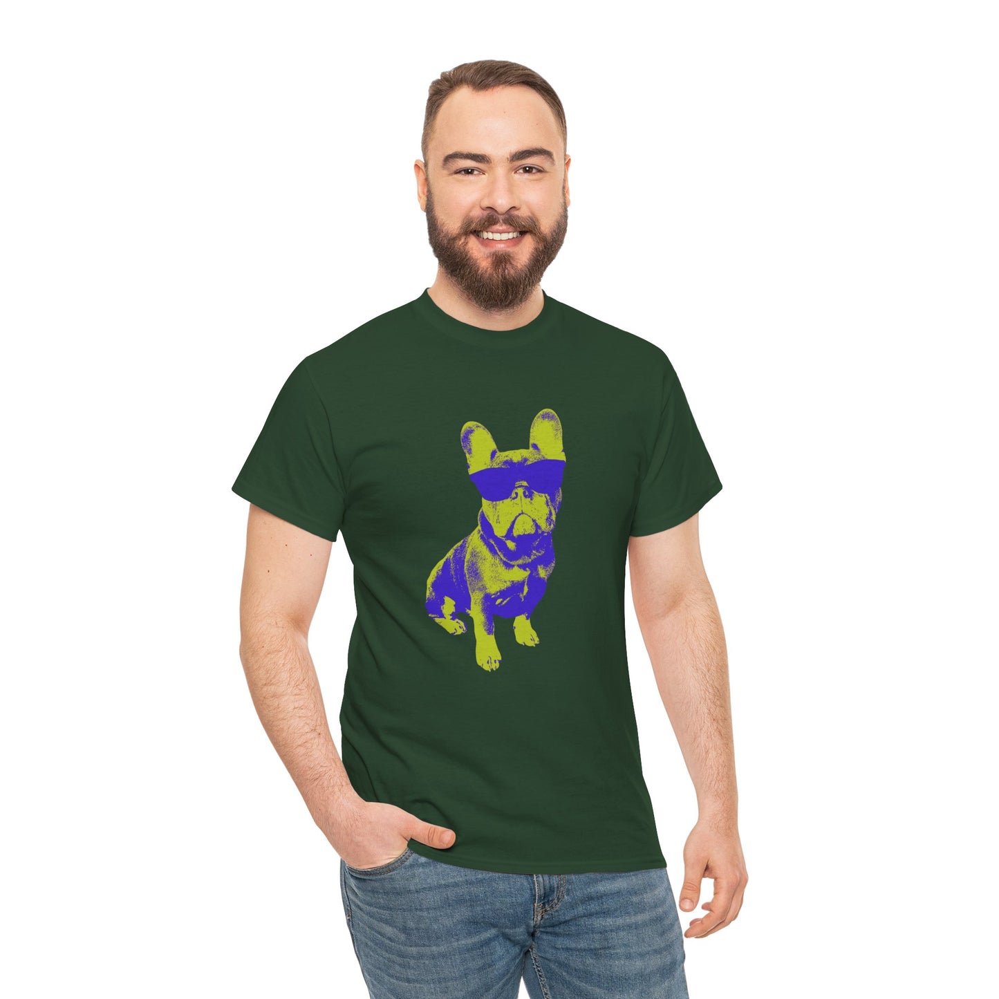 French Buldog Unisex Heavy Cotton Tee