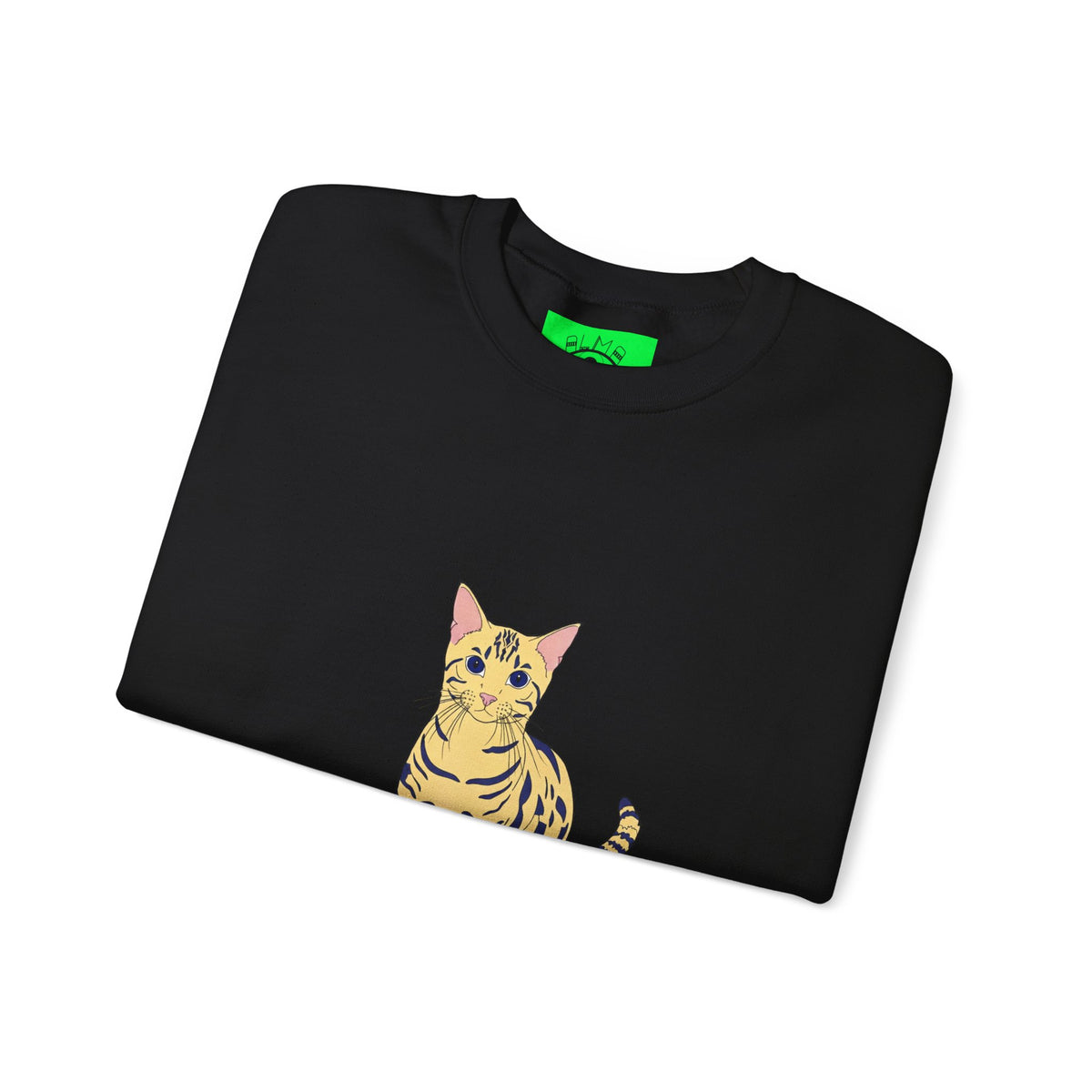 Bengal Cat cartoon Unisex Heavy Blend™ Crewneck Sweatshirt