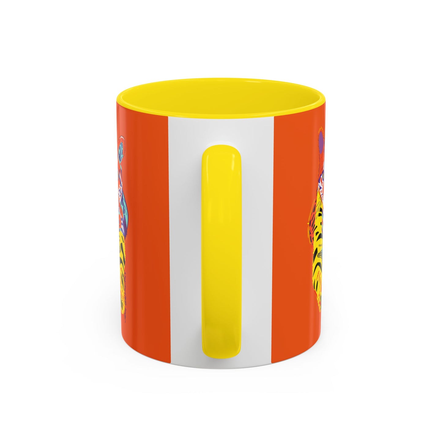 Mug - Tiger Design Accent Coffee Mug (11, 15oz)