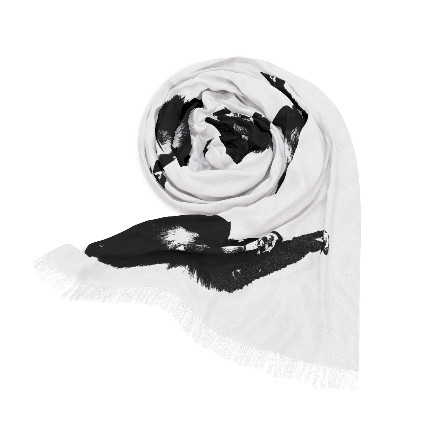 Monkey Chic Light Scarf, Bohemian Style Wrap, Minimalist Fashion Accessory, Gift for Her, Trendy Scarf for Every Season