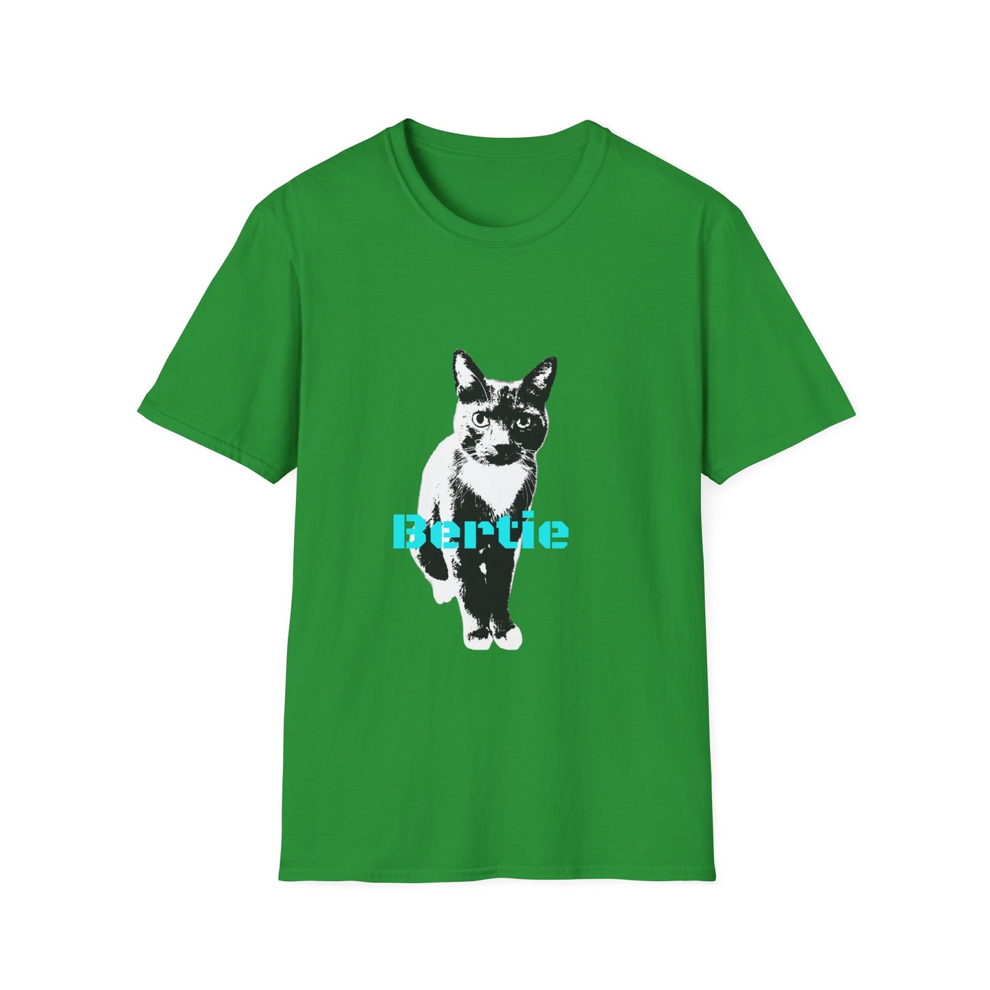Bertie customer cat Unisex Softstyle T-Shirt