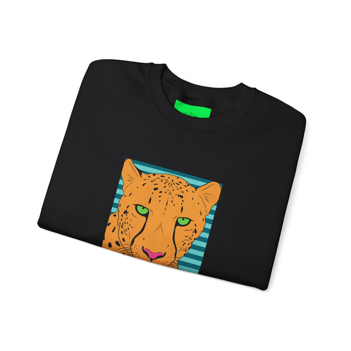 Bright leopard Unisex Heavy Blend™ Crewneck Sweatshirt