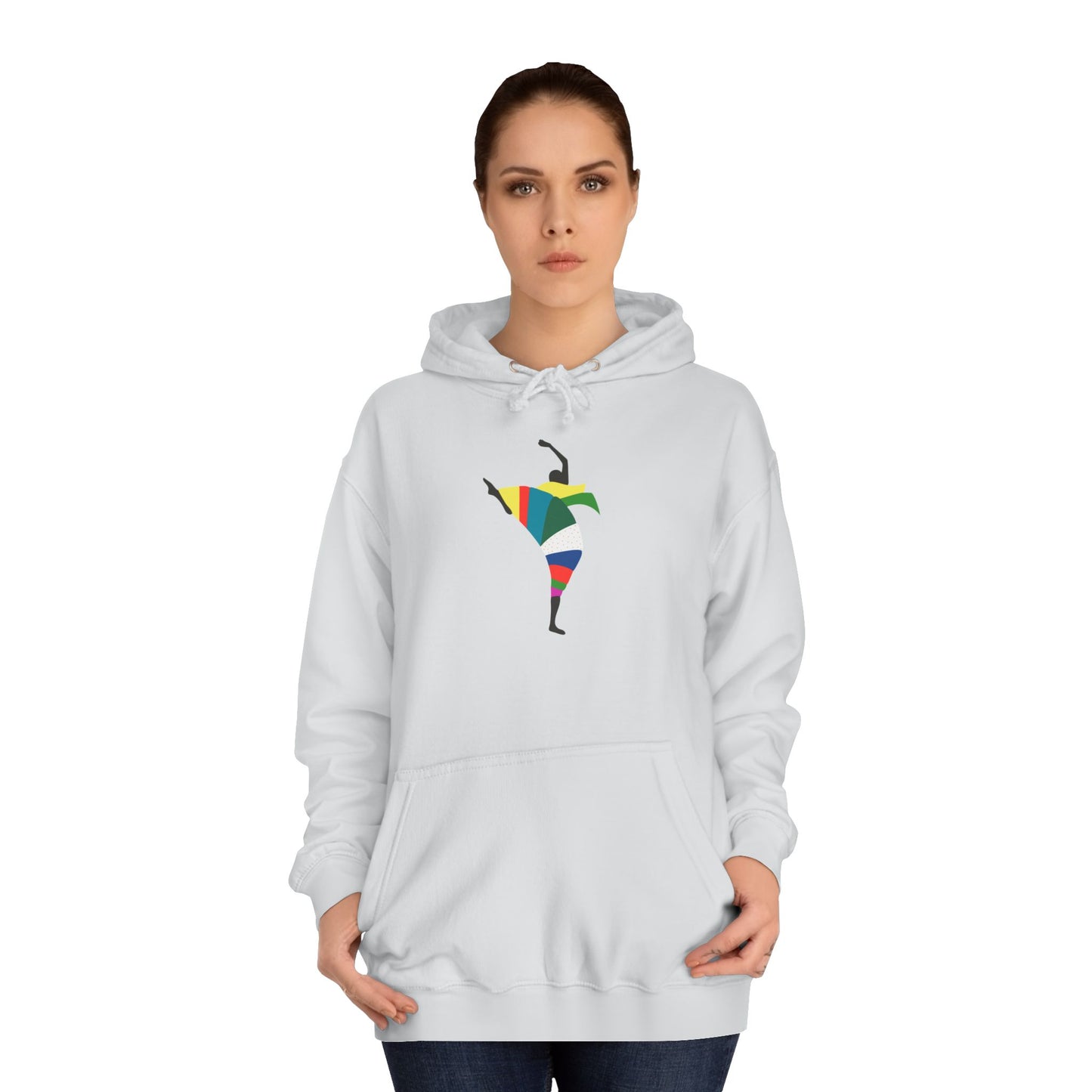 Colorful Dancer Unisex College Hoodie - Stylish Daily Wear