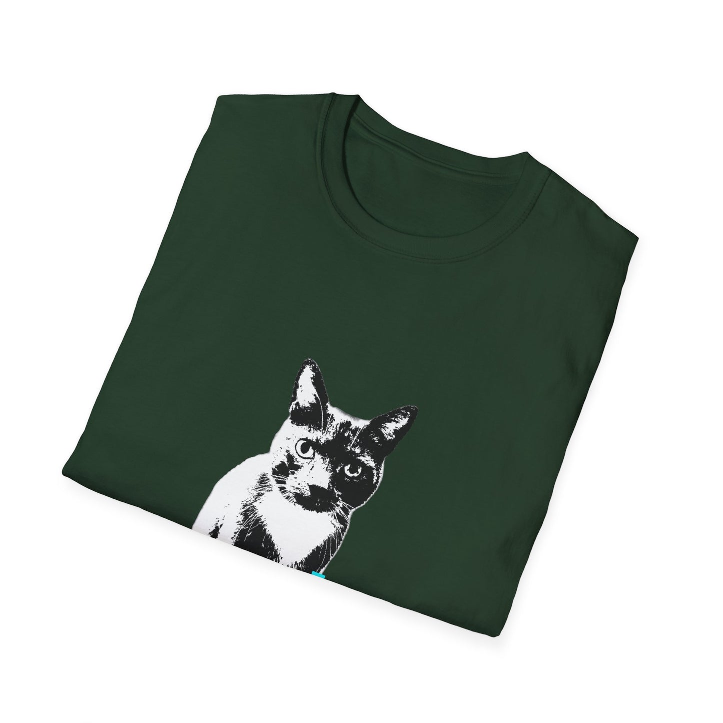 Bertie customer cat Unisex Softstyle T-Shirt