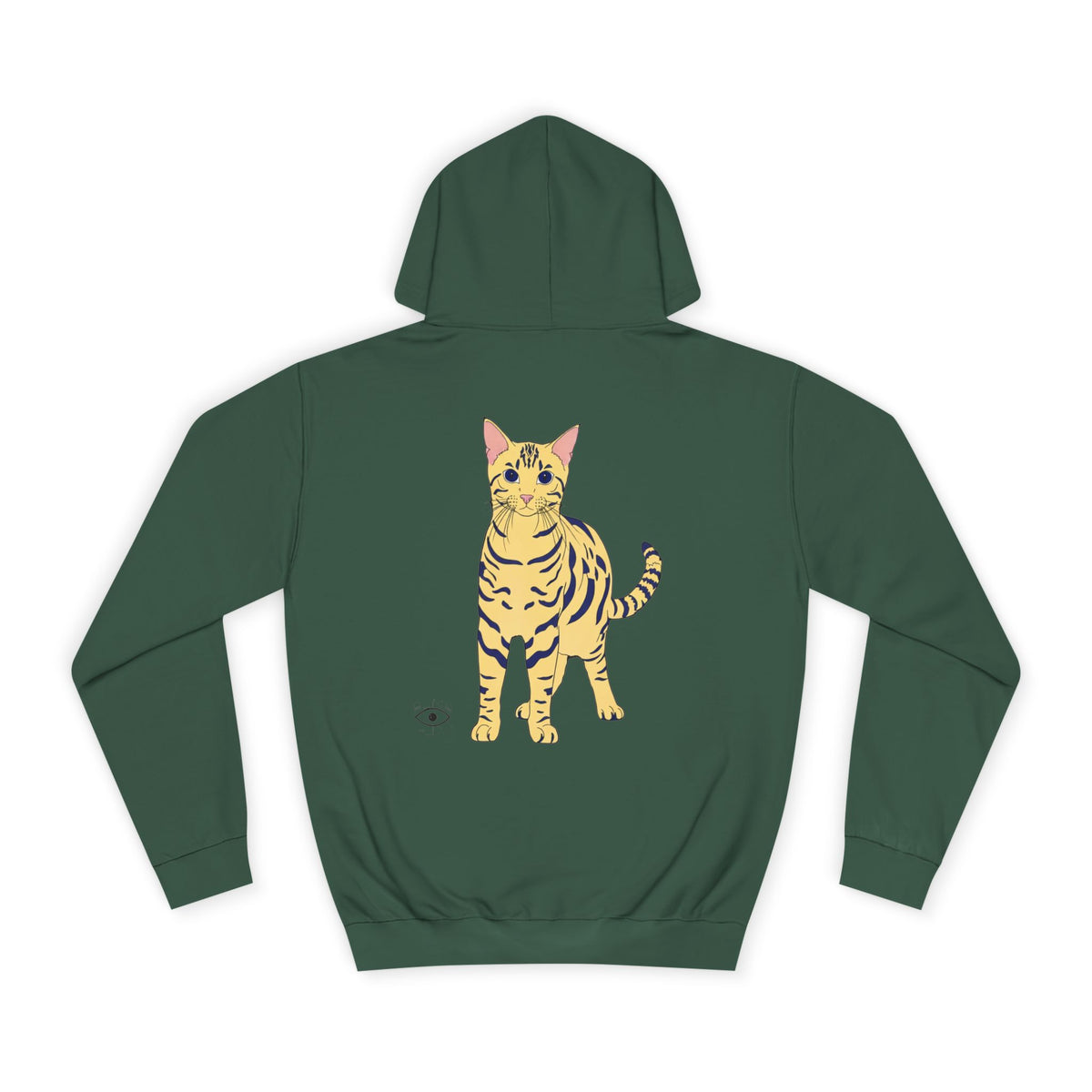 Benjamin The Cat Unisex College Hoodie