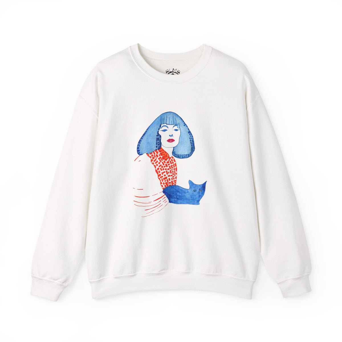 Cleopatra & Cat Unisex Heavy Blend™ Crewneck Sweatshirt