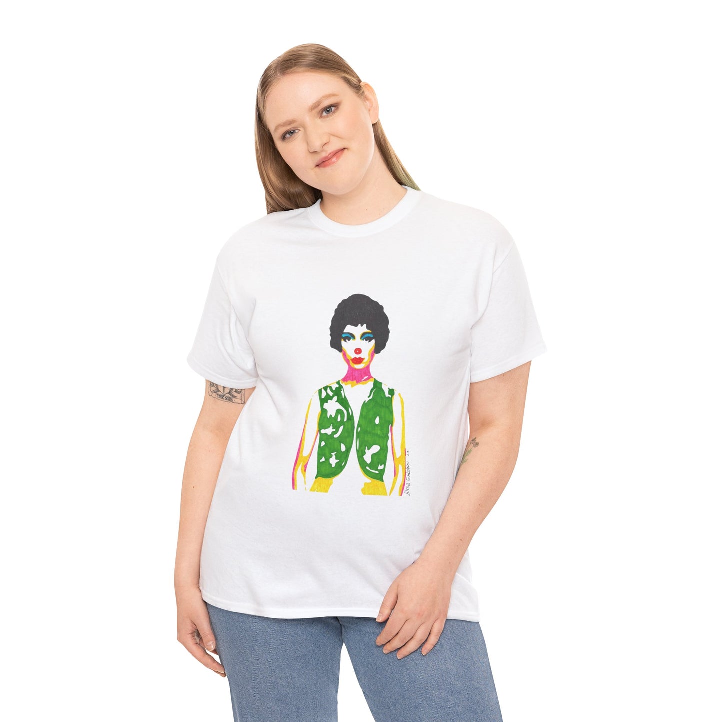 Bright Clown Unisex Heavy Cotton Tee