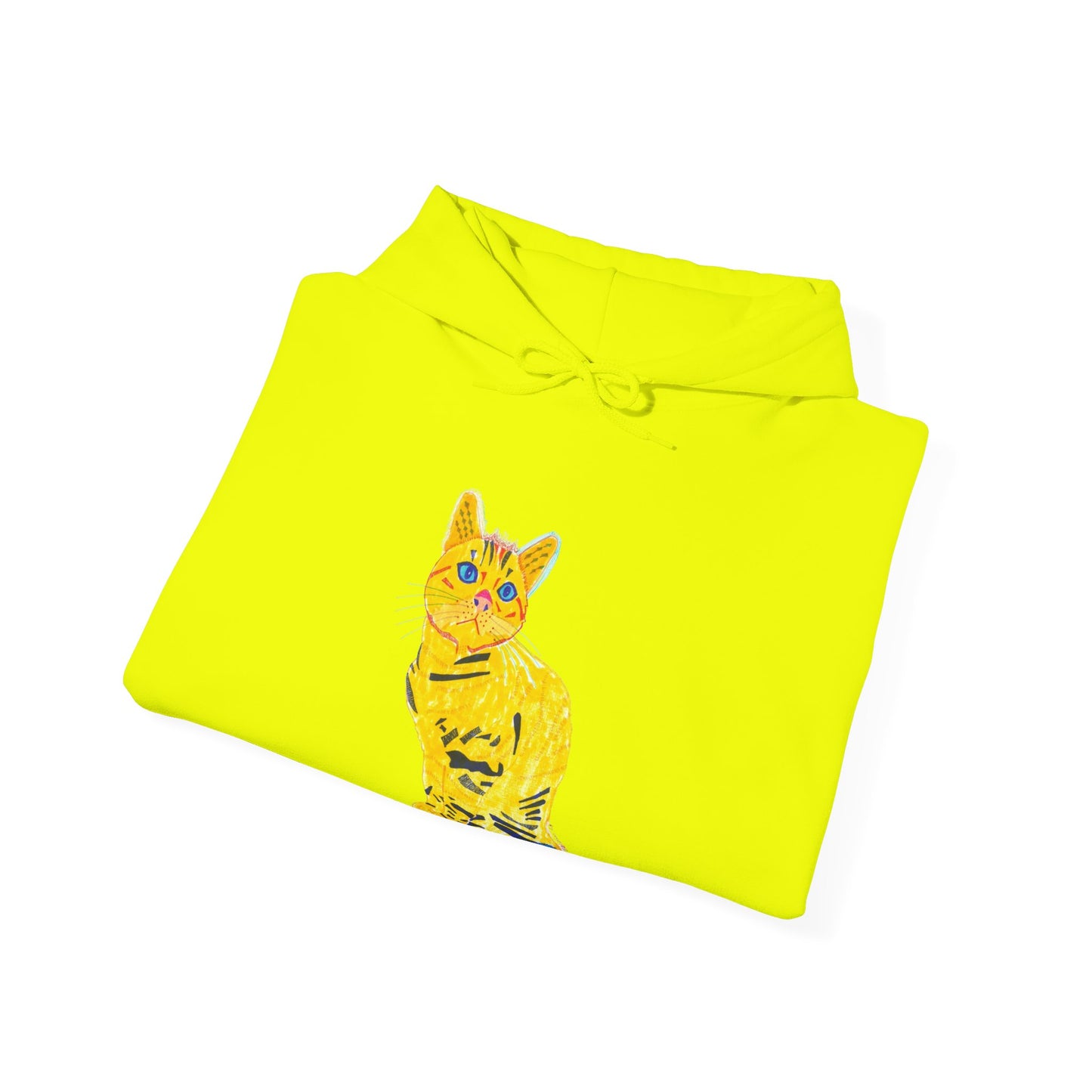 Yellow Cat Unisex Heavy Blend™ Hooded Sweatshirt