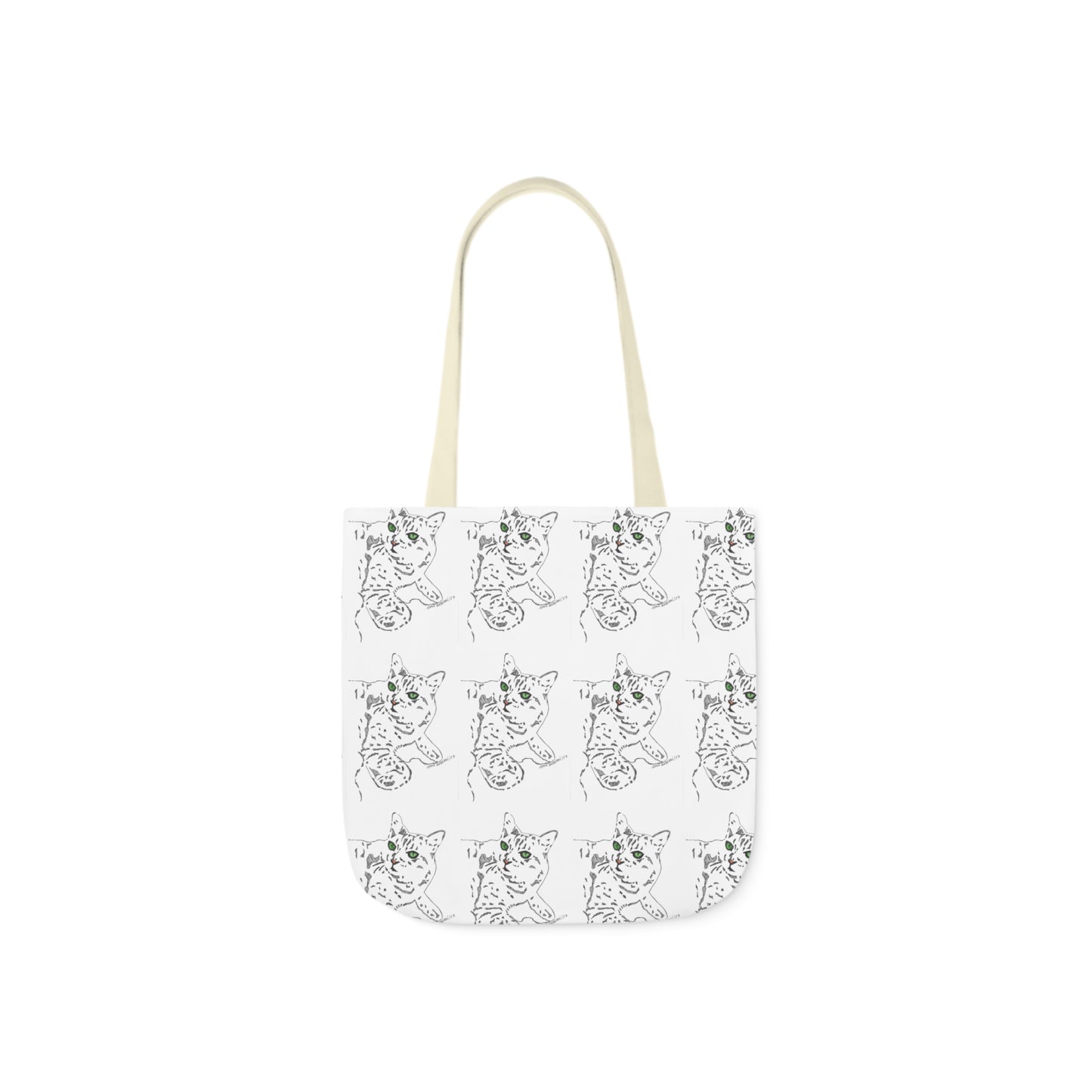 Abstract Cat tote bag