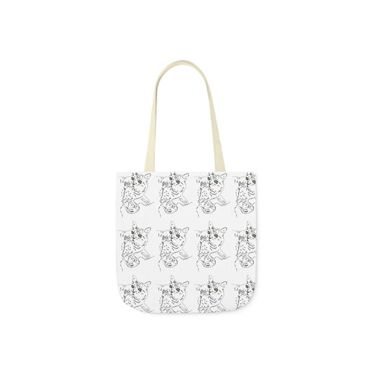 Abstract Cat tote bag