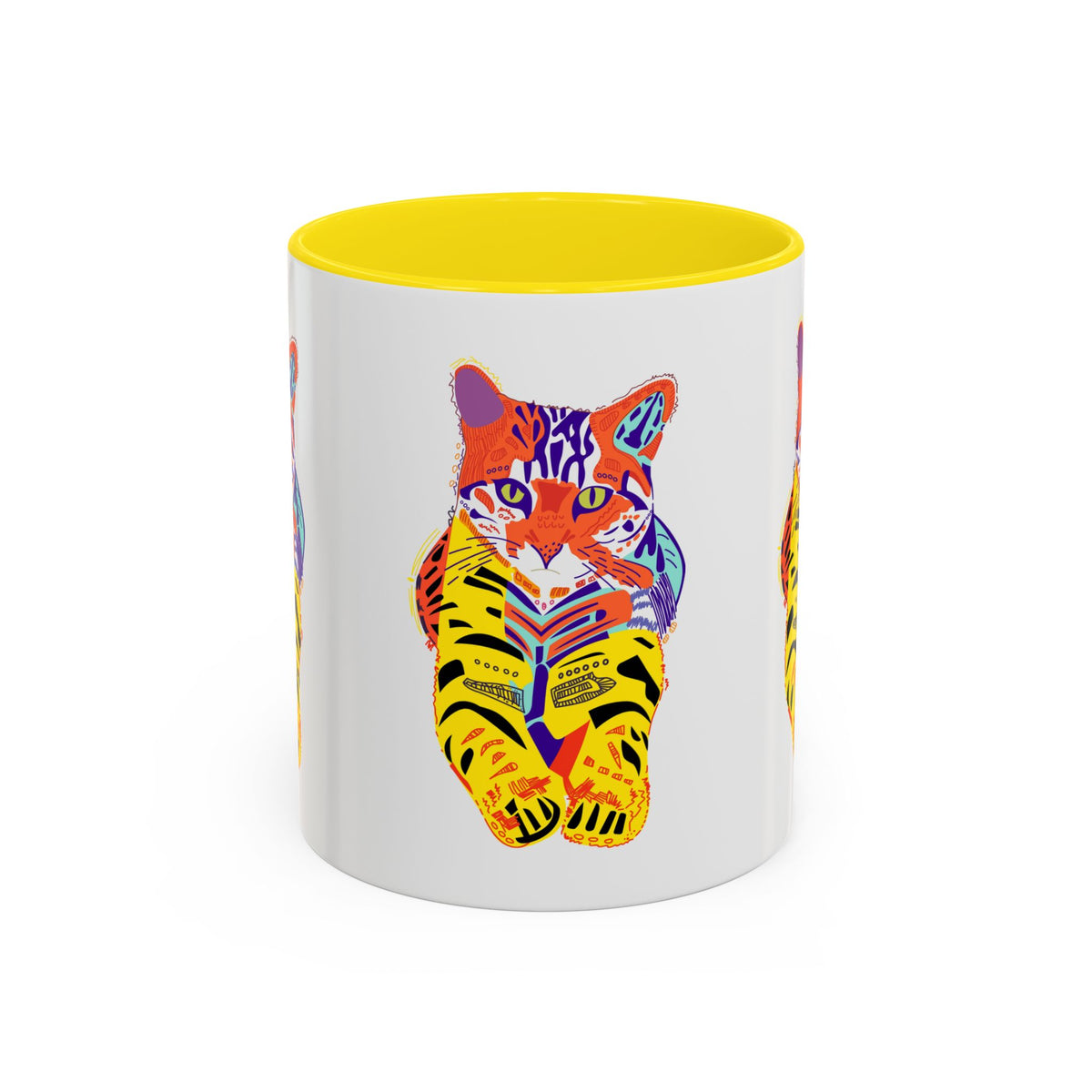Tiger Cat Accent Coffee Mug (11, 15oz)