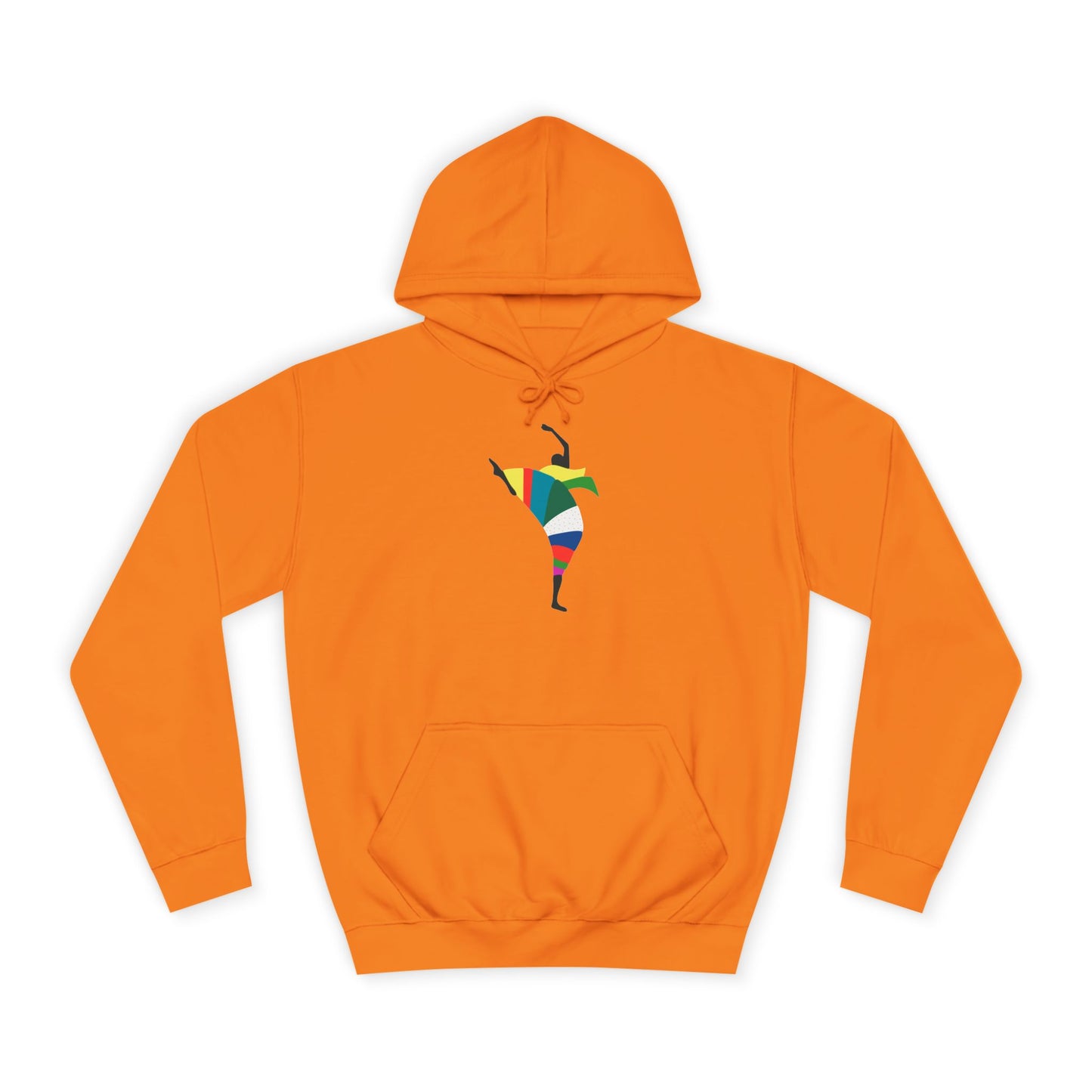 Colorful Dancer Unisex College Hoodie - Stylish Daily Wear