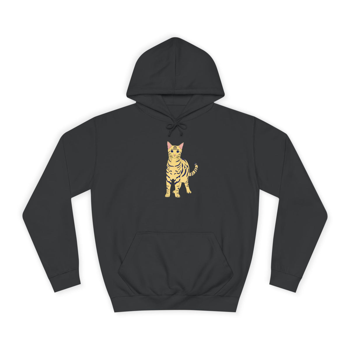 Benjamin The Cat Unisex College Hoodie