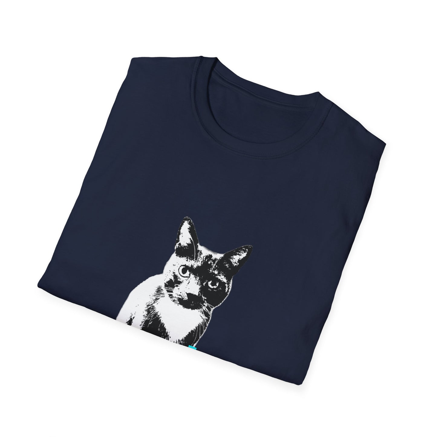 Bertie customer cat Unisex Softstyle T-Shirt